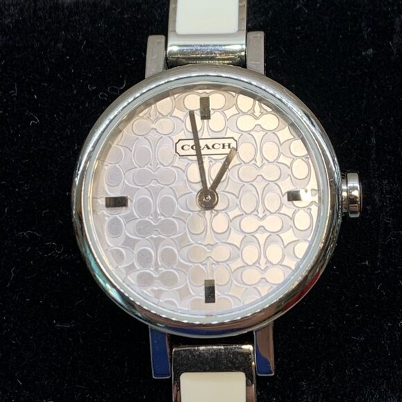 Coach Bangle Bracelet Watch Womens Ivory - Picture 1 of 6